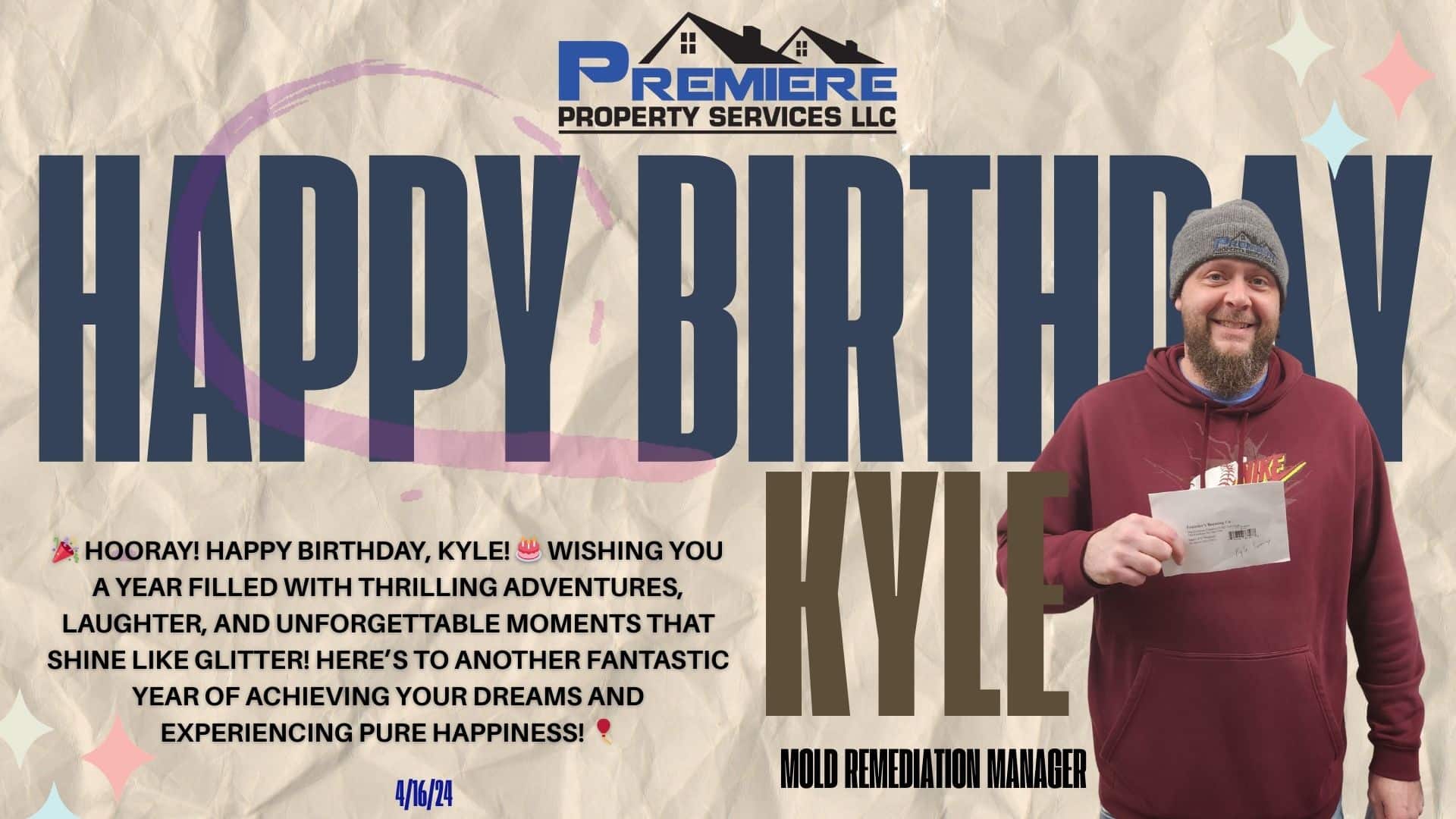 Celebrating Kyle Swanzy: Our Mold Remediation Expert Turns Another Year Wiser